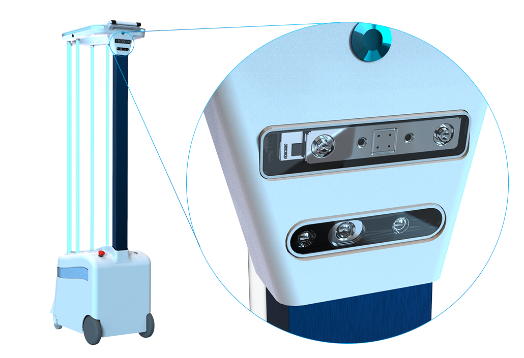 ViroFighter Intelligent UV Disinfection Robot Cameras